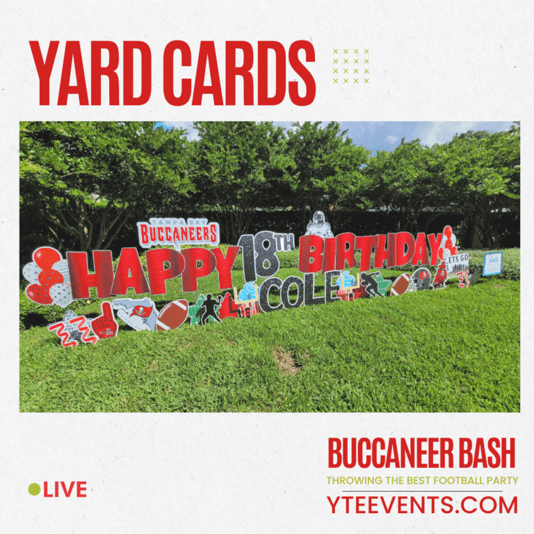 Planning a Backyard Buccaneers Bash in Tampa Bay!