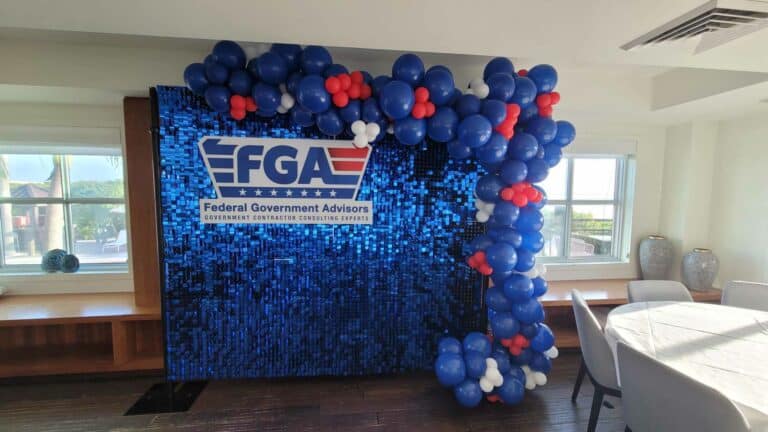 Balloon Backdrops and Shimmer Walls for Corporate Events