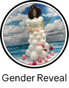 gender reveal or baby shower event icon