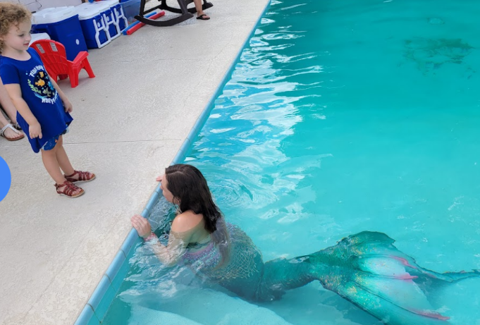 mermaid birthday party appearance