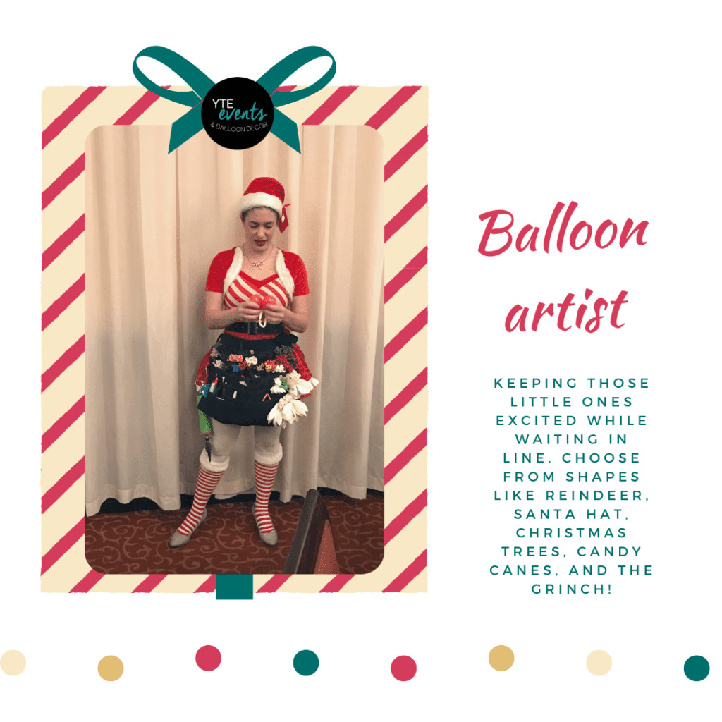 merry christmas elf balloon artist yte Christmas Holiday Celebration