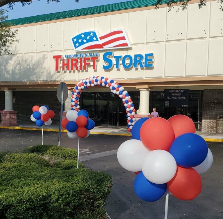 Red White and Blue Thrift Store Grand Opening!