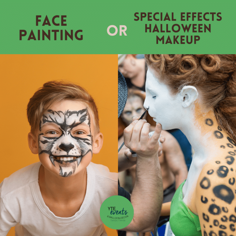 Halloween Makeup vs. Face Painting: Choosing the Perfect Look