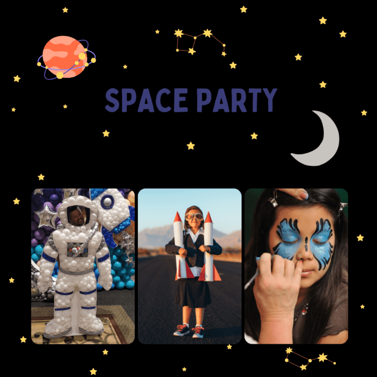 Shoot for the stars with a space party!